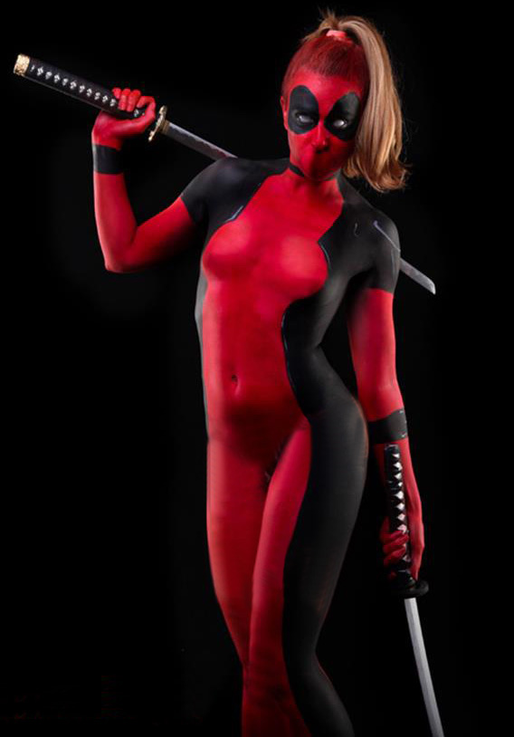 Deadpool Cosplay Costume Full Body Suit Halloween 15070259
